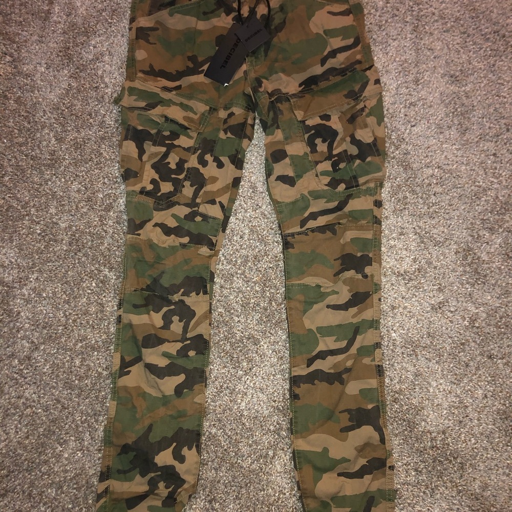 Camo cargo pants
